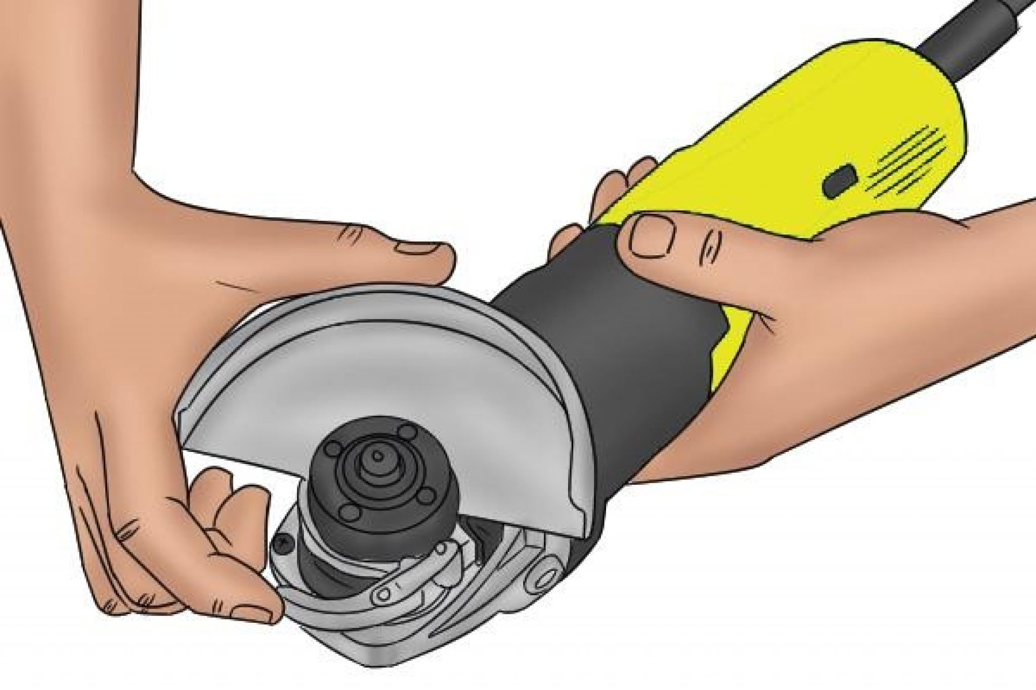 How To Use A Dewalt Angle Grinder Wonkee Donkee Tools